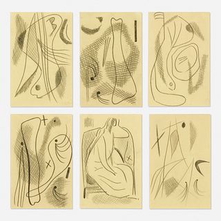 Carl Holty, Untitled (six works)