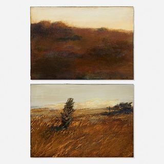 Robert Valdes, East Field; Untitled (two works)
