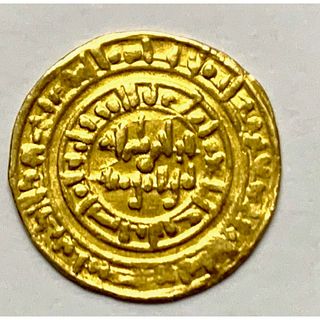 Fatimid Gold DInar Crusader period c.10th century AD.
