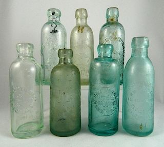Soda bottles - 7 Hutchinson