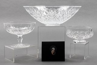 Waterford Cut Crystal Bowls, Group of 3
