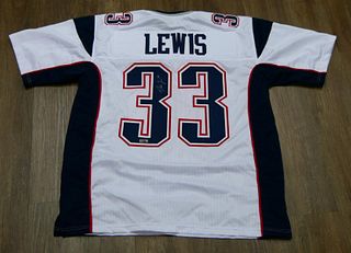 SIGNED DION LEWIS STITCHED FOOTBALL JERSEY
