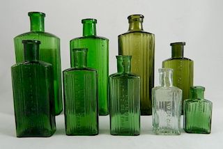 Poison - 9 rectangular bottles