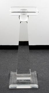 Modern Clear Acrylic Column Display Pedestal