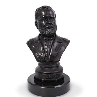 Frederick Volck (American, 1833-1891) Ulysses S. Grant Bronze Bust