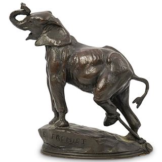 Emmanuel Fremiet (French 1824-1911) Bronze Elephant