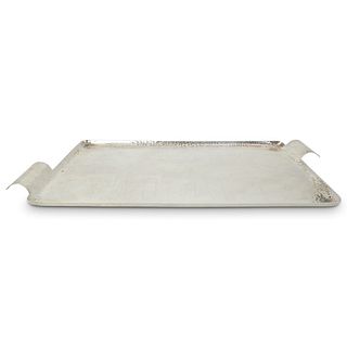 Antique 800 Silver Serving Tray