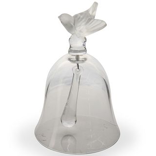 Lalique Crystal "Sparrow" Dinner Bell