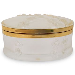 Lalique "Copella" Oval Vanity Box