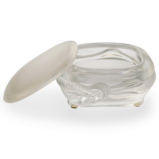 Lalique Crystal Lidded Box