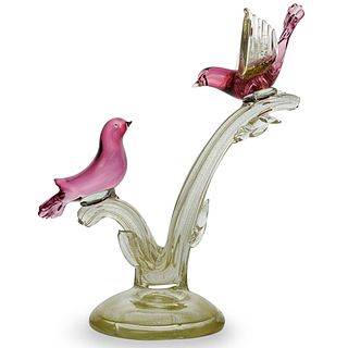 Barbini Glass Bird Sculpture