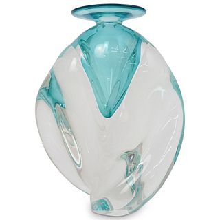 Michael Trimpol Signed Murano Glass Vase