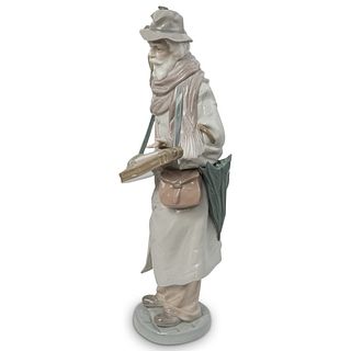 LLadro " Old Man and Monkey" Porcelain Sculpture #5046