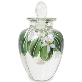 Orient and Flume Art Glass Perfume Bottle