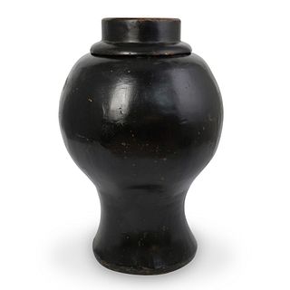 Chinese Wood Carved Vase