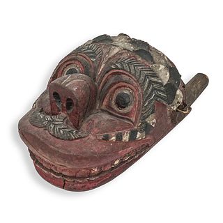 Balinese Wooden Puppet Head