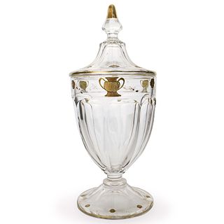 Antique Gilt Glass Urn