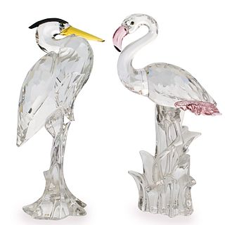 Pair of Swarovski Crystal Figurines