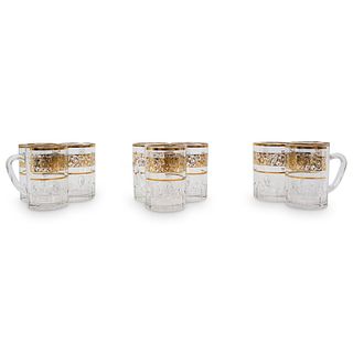 (9 Pc) French Glass Coffee Cups