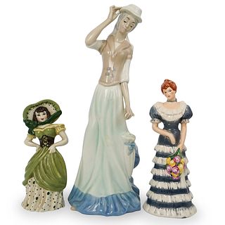 (3 Pc) Collection of Porcelain Figurines