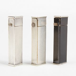 Grp: Dunhill Cartier Licensed Tallboy Lighters