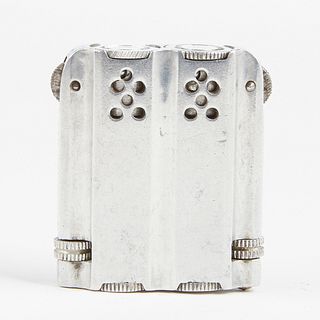 Polish Invention Duplex Tandem Aluminum Petrol Lighter