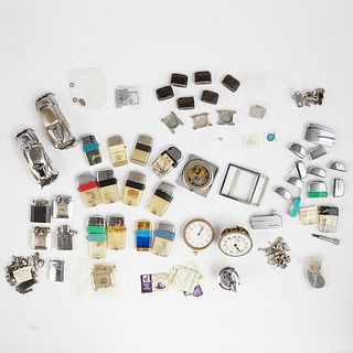 Grp: Assorted Lighter & Watch Parts Various Manufacturers