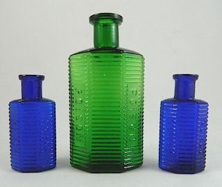 Poison - 3 irregular hexagon bottles