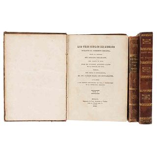 Cavo, Andrés- Bustamante, Carlos María de. Los Tres Siglos de México Durante el Gobierno Español... México,1836-38. 1a. edición. Pzs: 3