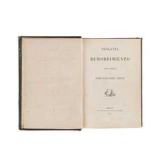Olavarría y Ferrari, Enrique de. Venganza y Remordimiento. México, 1869. Cuatro láminas.