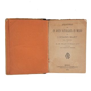 Biart, Luciano. Aventuras de un Joven Naturalista en México. México: Librería de la Enseñanza, 1882. Ilustrada.