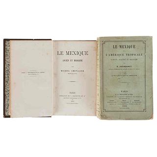 Chevalier, Michel / Jourdanet, D. Le Mexique Ancien et Moderne / Le Mexique et l'Amérique Tropicale. Paris, 1863 / 64. Piezas: 2.
