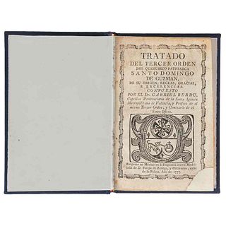 Berdu, Gabriel. Tratado del Tercer Orden del Querúbico Patriarca Santo Domingo de Guzmán... México, 1777.