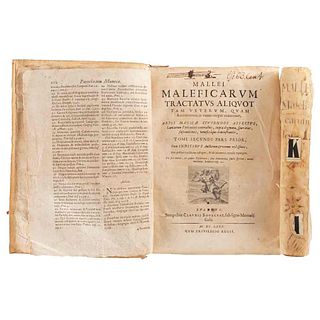 Institoris, Henricus- Nider, Iohannes- Sprenger, Jakob. Malleus Maleficarum (El Martillo de los Brujos).Lugduni,1669.Tomos I-II. Pzs: 2