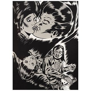 DR. LAKRA, Beso, Signed, Serigraphy 12 / 25, 29.9 x 22" (76 x 56 cm)
