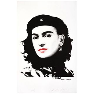 GERMÁN MONTALVO, Che Frida para Diego, Signed and stamped, Serigraphy 31 / 100, 40.1 x 26.1" (102 x 66.5 cm)