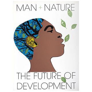 XAVIER BERMÚDEZ, Man + Nature. The Future of Development, Signed, Stamp, Serigraphy without print number, 36.2 x 26.7" (92 x 68 cm)
