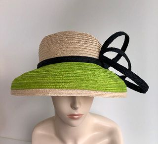 Cuff Brim    lime/natural with loops