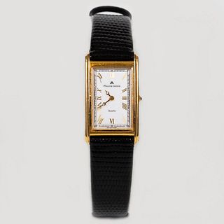 LADIES MAURICE LACROIX, SWISS GOLD TONE WATCH