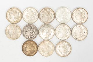13 $1 1921 MORGAN - SILVER COINS