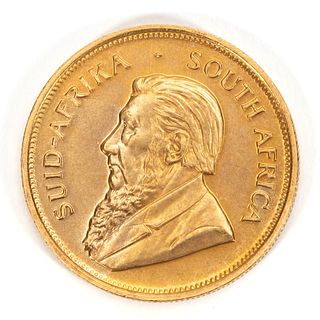 ONE SOUTH AFRICAN KRUGERRAND, 1975