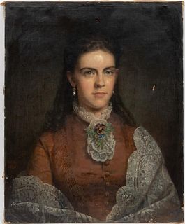 1873, WILLIAM RUTHVEN WHEELER, PORTRAIT OF LADY