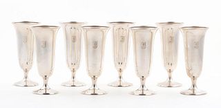 SET OF EIGHT, MANCHESTER STERLING, GOBLETS