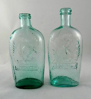 2 Baltimore Glassworks flasks