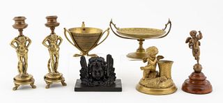 SEVEN PIECES OF GRAND TOUR STYLE OBJECTS