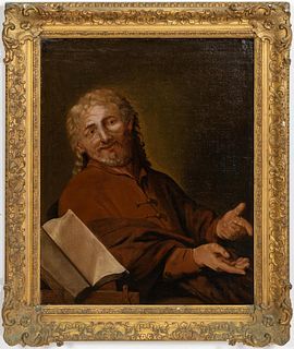 PORTRAIT OF A MAN, OIL ON CANVAS, GILTWOOD FRAME