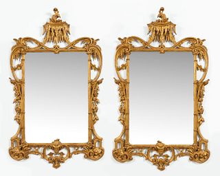PR, CHINESE CHIPPENDALE STYLE MIRRORS, 19TH/20TH C