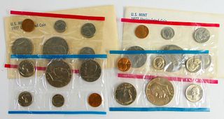 (2) SETS OF U.S. 1977 PROOF COINS