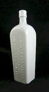 Bitters - square bottle, Hartwig Kantorwicz