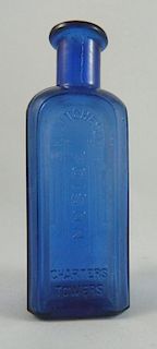 Poison - sqaure cobalt bottle